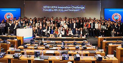 IMD/ECAL team win UEFA Innovation Challenge with wearable tech to improve fan experience